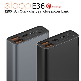 ELOOP Power bank รุ่น E36 12000mAh สินค้าใหม่ ของแท้100%!!