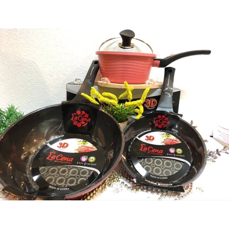 Lacana ชุดกระทะ 3 ชิ้น