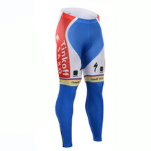 กางเกงปั่นจักรยาน ขายาว Saxo Bank Blue