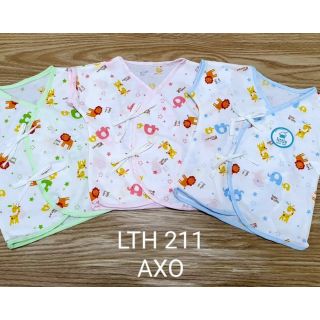 เสื้อผูกหน้าเด็กแรกเกิดผ้ายืด Little home baby