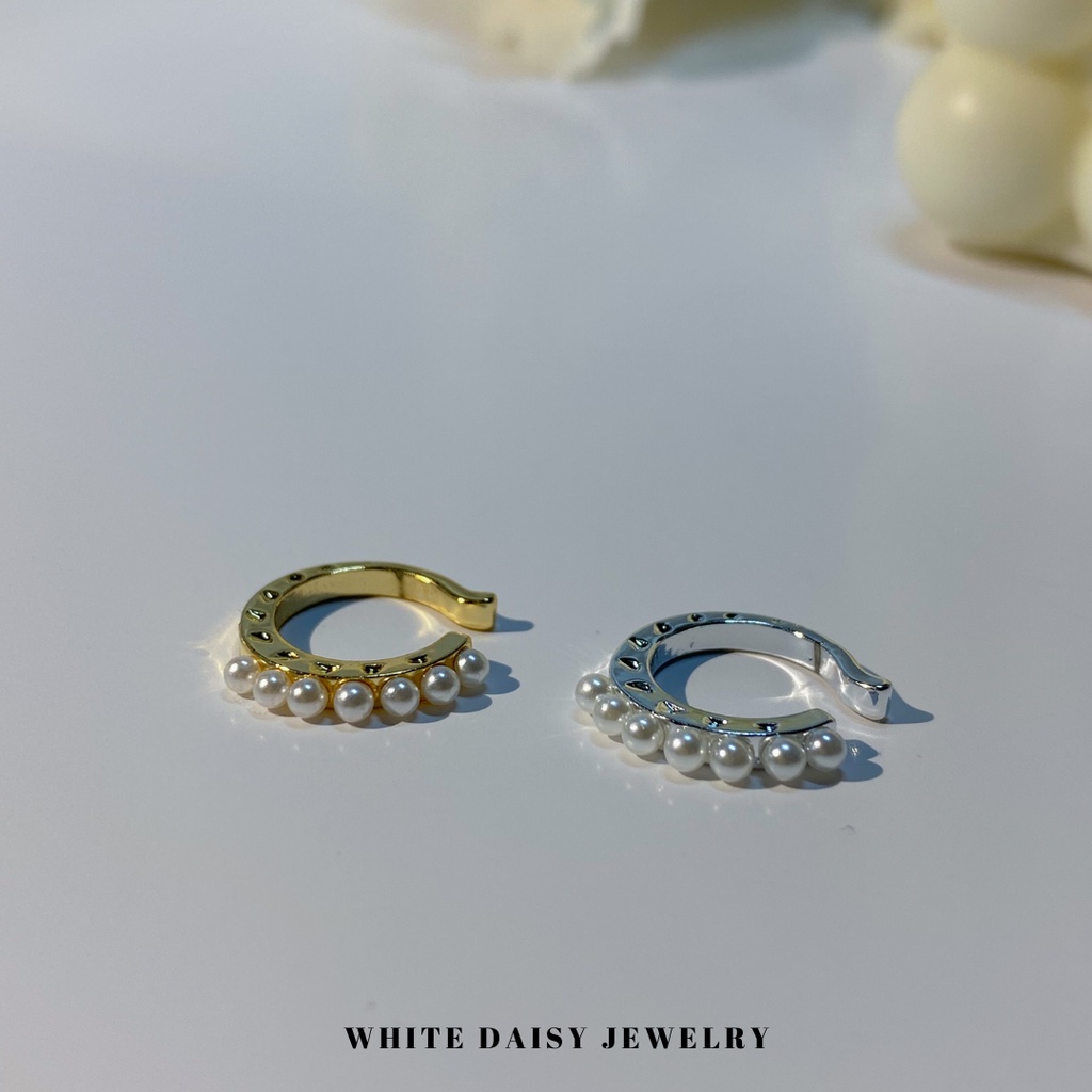 ต่างหูแบบเกี่ยว Ear Cuff ต่างหูแฟชั่น ต่างหูสีทอง ต่างหูผู้หญิง #WD139