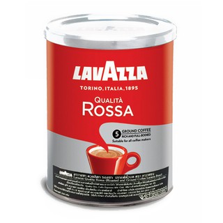 Lavazza Qualita Rossa Ground Coffee 250g ลาวาซซ่า กาแฟคั่วบด ควอลิต้า รอซซ่า ขนาด 250 กรัม