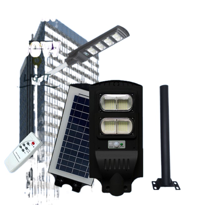 ❖❅โคมไฟถนนโซล่าเซลล์ ระบบเซ็นเซอร์ไฟหรี่  Solar Light LED 200W 300W 400W  โคมไฟถนนสว่างถึงเช้าโคมไฟสปอร์ตไลท์รุ่นใหม่