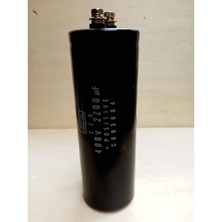 คาปาซิเตอร์ NIPPON  CAPACITOR  2200uF 400v พร้อมส่ง 2200UF 400Vdc ขนาด14x5cm. ยี่ห้อ Nippon ในไทยพร้อมส่ง (1ชิ้น)