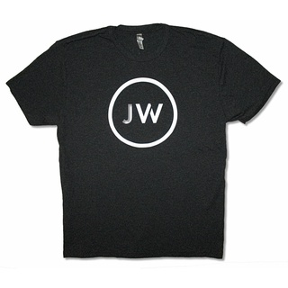 [S-5XL]เสื้อยืดลําลอง แขนสั้น พิมพ์ลายโลโก้ Jacob Whitesides Signature JW Heather สีดํา สําหรับผู้ชาย 283029