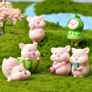 Epoch ตุ๊กตาการ์ตูนหมูน่ารักขนาดเล็ก Diy สําหรับตกแต่งสวนบ้านสวน