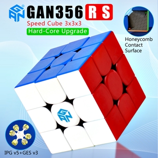 Gan 356 R S 3x3x3 Speed Magic Cube รูบิคปริศนา แบบมืออาชีพ ไร้สติกเกอร์ GAN356 R ของเล่น