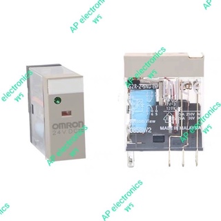 G2R-2-SN (S) P2RF-08-E ยี่ห้อOMRON RELAY 8 ขา มีไฟ12V - 24V (รับประกันสินค้า 1 เดือน) มีสินค้าพร้อมส่งในไทย