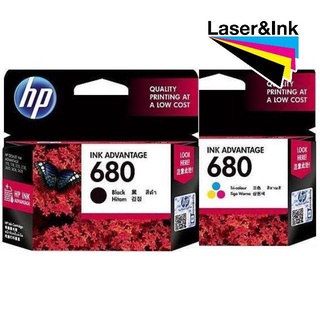 HP 680 Black / Colour Original Ink Advantage Cartridge