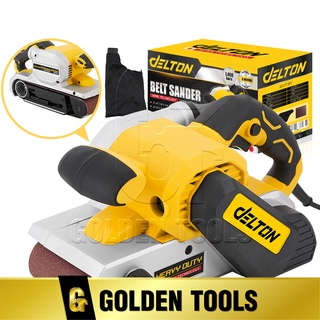 DELTON เครื่องขัดกระดาษทราย สายพาน (รุ่นรถถัง) Belt Sander 100มม. 4 นิ้ว 1,400W รุ่น DT-941 ฟรี! กระดาษทรายขนาด 100 มม.