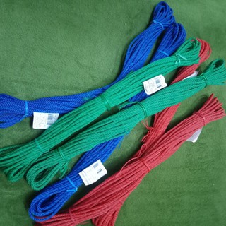 เชือกไนล่อนคละสี 4มม.x20 เมตร เชือกไนล่อน Nylon Rope sorted color