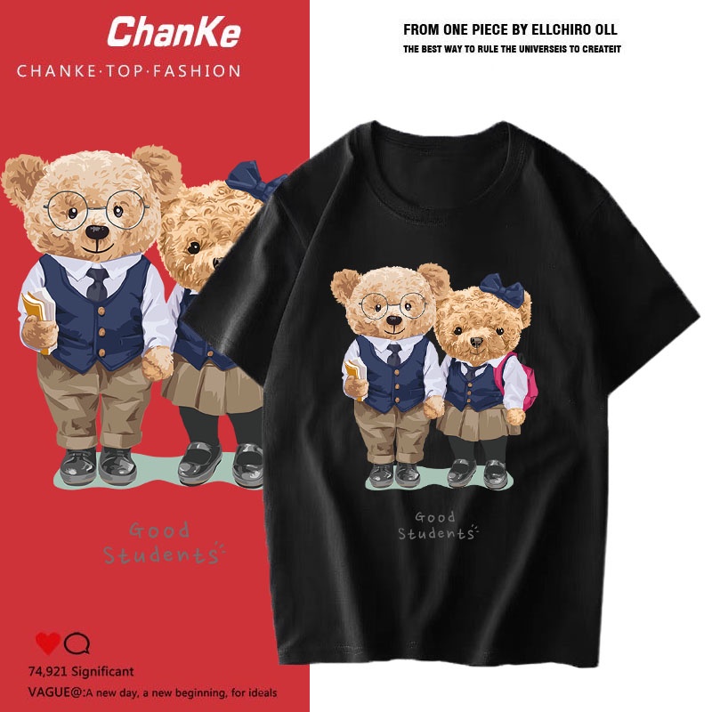 เสื้อยืดคอกลม New Collection ลายสตรีทลายเเฟชั่น โครตคูลสุดเท่ T-784