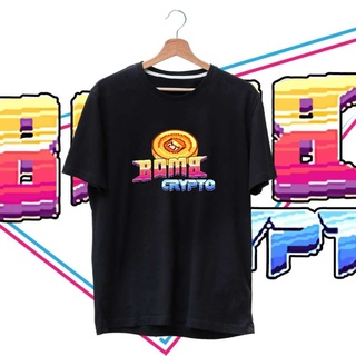 เสื้อยืดBomb Bombcrypto NFT เสื้อเกมNFT คริปโต ห้ามพลาด สีดำ ผ้า Cotton100% เกรดพรีเมี่ยม