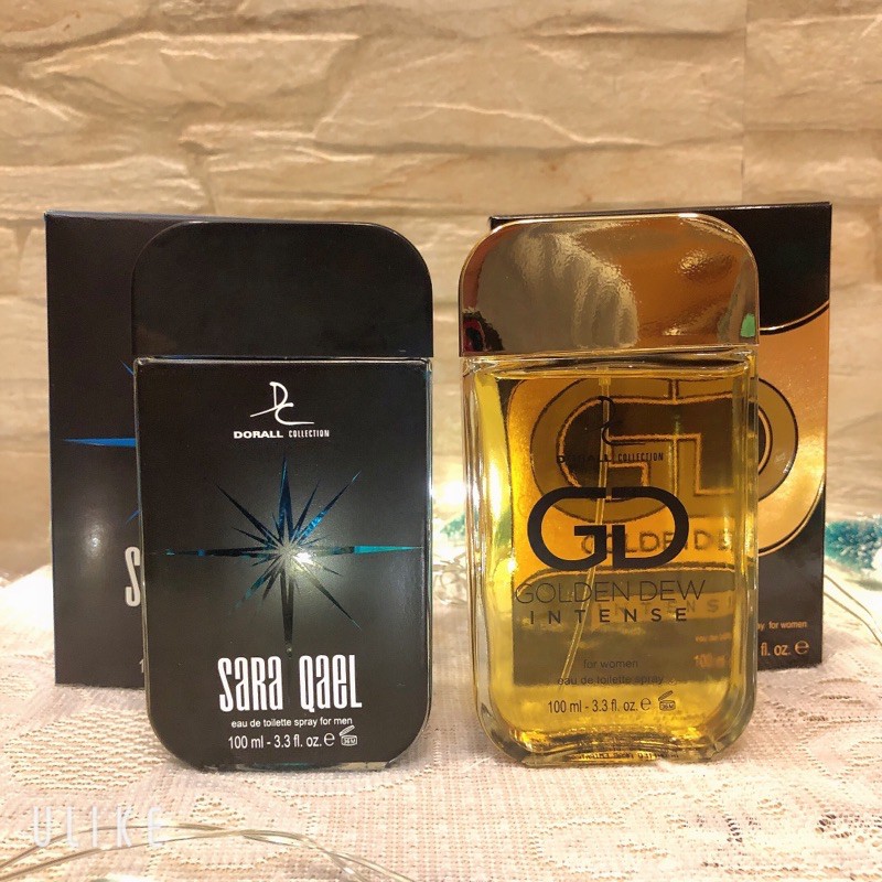 น้ำหอมแท้นำเข้า น้ำหอม Golden Dew และ Sara Qael 100 ml. กลิ่นเทียบเคียง Gucci Guilty