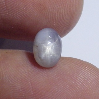 พลอย สตาร์ แซฟไฟร์ ดิบ ธรรมชาติ แท้ ( Unheated Natural White Star Sapphire ) หนัก 1.88 กะรัต