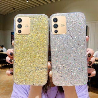 In Stock เคส Handphone Case VIVO V23 V23E Y76 5G Y21T 2022 New Flash Diamond Silicagel Softcase Shockproof Protective Casing Vivo V23 5G เคสโทรศัพท์