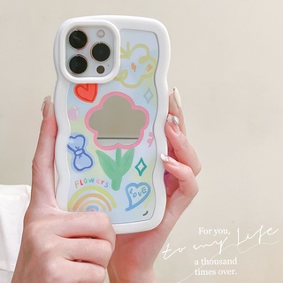 เคสโทรศัพท์มือถือ แบบใส ลายลูกไม้ สร้างสรรค์ สําหรับ Apple Iphone 13 12Promax 11Pro 6 7 8 PLUS 14