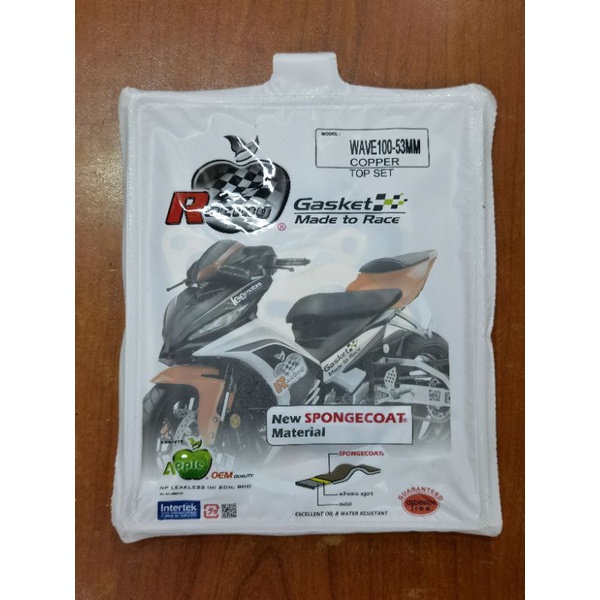 HONDA WAVE100 / EX5 DREAM - STD 53MM 56MM TOP SET GASKET TOPSET COOPER HEAR GASKET 53MM // W100 CYLI