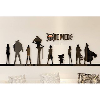 อะคริลิคสติ๊กเกอร์ติดผนัง One piece 3D เริ่มต้น 550-950