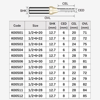 Arden ดอกสว่านเราเตอร์ 3 ฟลุต TCT CNC 3-blade คาร์ไบด์ อเนกประสงค์ สําหรับไม้ MDF 7in1