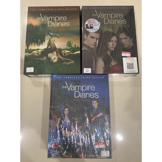 THE VAMPIRE DIARYS : DVD แท้ กรีดซีล มีบรรยายไทย รวม 3 Season