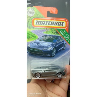 Tesla model S modelcar by matchbox