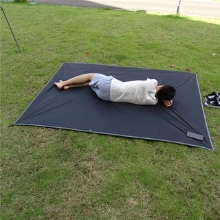 แผ่นปูพื้นปิกนิก พร้อมหมุด กันน้ํา แบบพกพา ขนาดใหญ่ 240x210 สําหรับตั้งแคมป์กลางแจ้ง