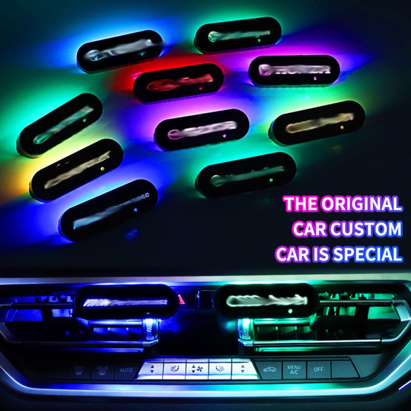 Car LED Ambient Light Perfume Car Air Conditioner Outlet Aromatherapy ...