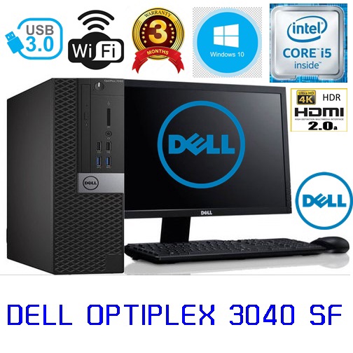 !!พร้อมส่ง!! เครื่องคอมพิวเตอร์ COMPUTER DELL OPTIPLEX 3040 CORE I5 + WIFI ครบชุด สเปคแรง สภาพดี ราค