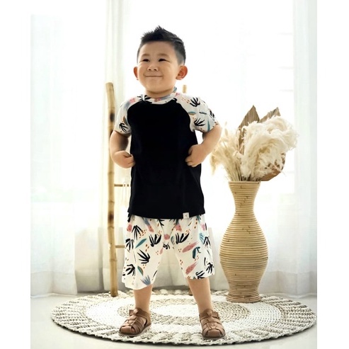 Murbey Riley Meadow Premium ชุดกางเกงขาสั้นเรยอน นุ่ม สบาย