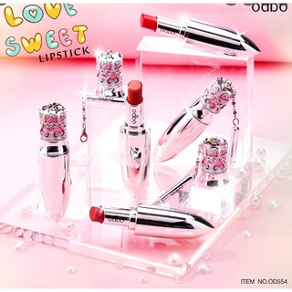 ⚡FLASH SALE⚡♡พร้อมส่ง 👑odbo ใหม่ ลิปเจ้าหญิง love sweet lipstick-OD554👑