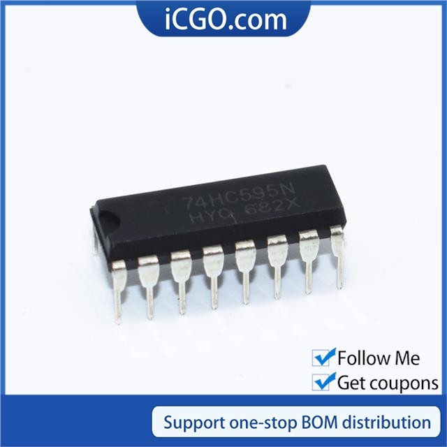 10PCS SN74HC595N DIP16 SN74HC595 DIP 74HC595N 74HC595 ใหม่ IC