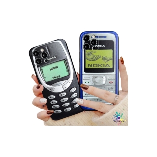 เคสโทรศัพท์มือถือ ซิลิโคนนิ่ม TPU กันรอยเลนส์กล้อง ลาย Nokia สร้างสรรค์ แฟชั่นเรโทร สําหรับ IPhone 11 13 12 Pro Max 6 6s Plus 7 8 Plus XR X XS Max SE 2020