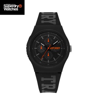 Superdry นาฬิกาข้อมือผู้ชาย Multifunction สีดำ รุ่น SYG188BB