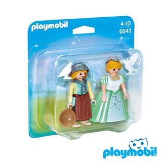 Playmobil 6843  Duo Pack Princess and Handmaid แอ็คชั่นฟิกเกอร์  ดูโอ้ เจ้าหญิง และสาวใช้