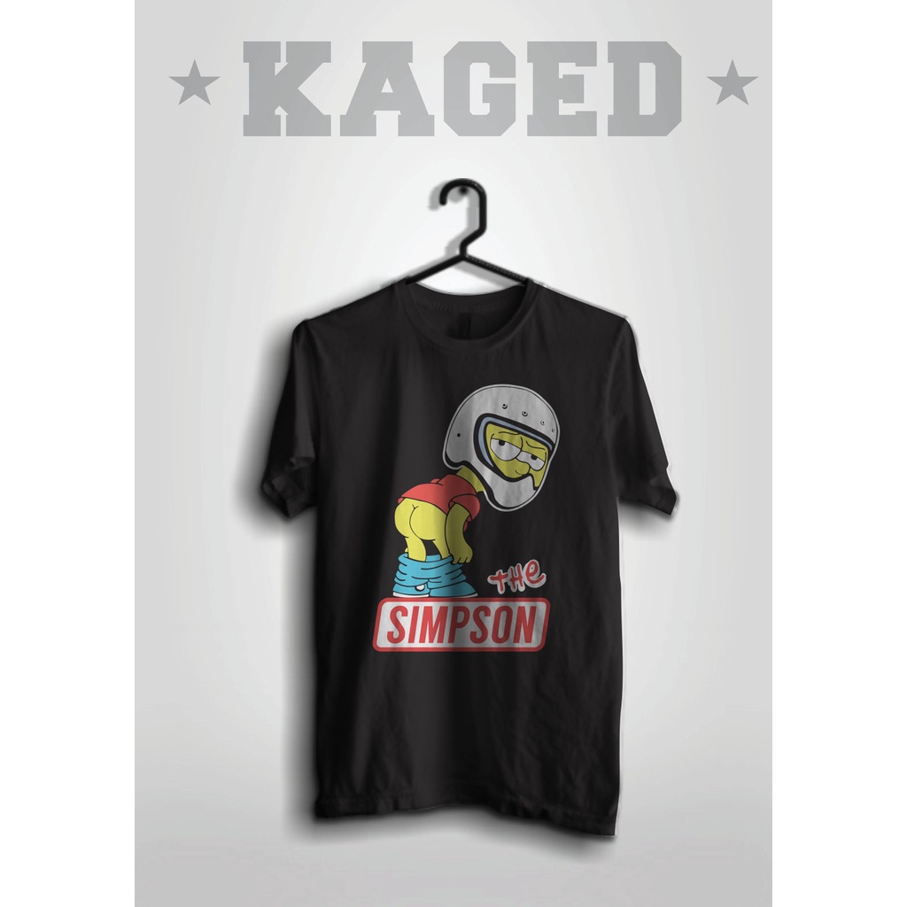 เสื้อยืด SIMPSON SIMPSON เสื้อยืด SIMPSON HELMET เสื้อยืด SIMPSON HELMET SIMPSON เสื้อยืดสีดํา