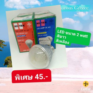 หลอด LED ขนาด 2watt HITEK