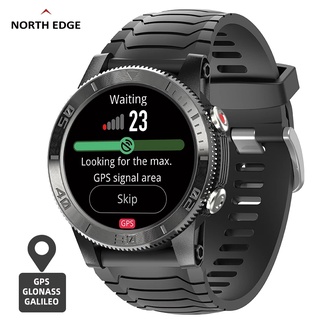 North EDGE XTREK ใหม่ นาฬิกาข้อมือ Smart Watch GPS GLONASS GALILEO วัดอัตราการเต้นหัวใจ SpO2 VO2max 120 โหมดกีฬา สแตนด์บาย 18 วัน