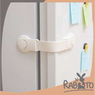 【ถูกที่สุด】RABITO KM539 ตัวล็อคประตู ตัวล็อคลิ้นชัก ล็อคตู้เย็น ล็อคประตู ตู้ ป้องกันเด็กเปิด เพื่อความปลอดภัย