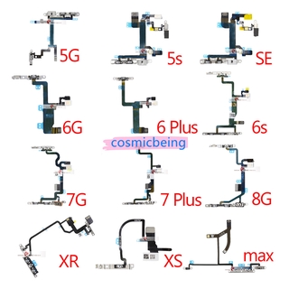 อะไหล่ปุ่มกดปรับระดับเสียงสําหรับ IP 5 G Se 6 6s 7 8 Plus 7 G 8 G 6 G X Xr Xs Max