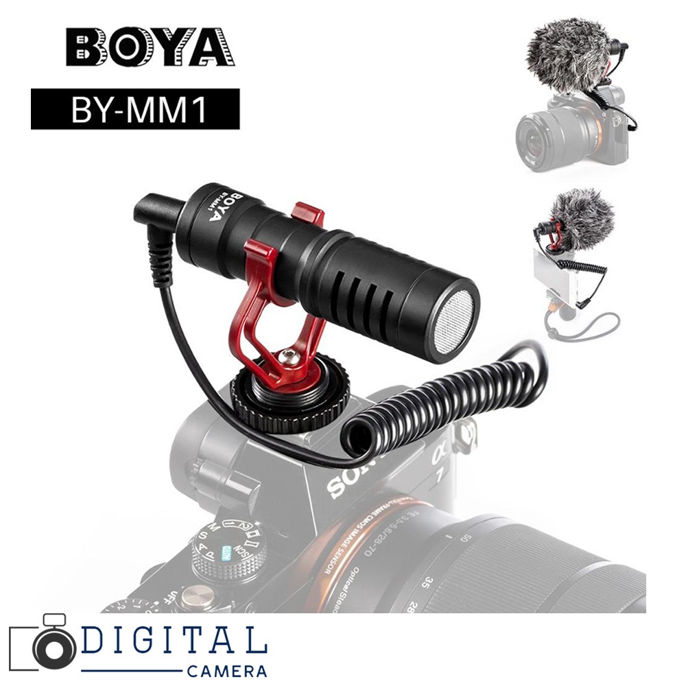 BOYA BY MM1 Camera Video Microphone ไมค์ติดกล้อง