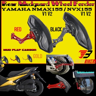 บังโคลนล้อหลัง คาร์บอนไฟเบอร์ สําหรับ YAMAHA Y15ZR Y16 LC 135 NMAX155 V1 V2 NVX155 V1 V2 XMAX