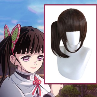 [Fantasy Dragon Store] Anime Demon Slayer Kimetsu no Yaiba Kanao Tsuyuri Kanawo Kanao Cosplay Costume Ponytail Wig Wig D