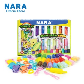 NARA CORN CLAY RAINBOW (นาราดินน้ำมันทำจากแป้งข้าวโพด) ชุดสายรุ้งหรรษา