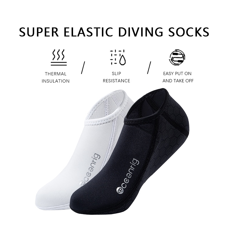 Neoprene ฟรีถุงเท้าดําน้ําผู้ชายและผู้หญิง 2.5 มม.ผู้ใหญ่เด็กลื่น Fin ถุงเท้าสําหรับว่ายน้ําดําน้ําดูปะการังท่องชายหาดว่ายน้ํา