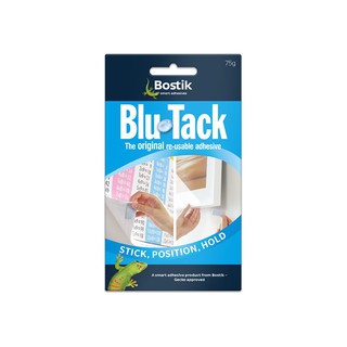 บอสติก บลูแทค ต้นตำหรับกาวดินน้ำมัน 75 กรัม สีฟ้า Bostik Blutack Original Plasticine Glue 75 g. Blue