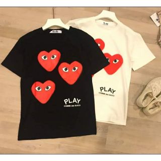 👕เสื้อผ้าเด้ง ❤ สกรีน Play ดำ