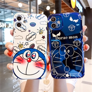 Blu-ray Doraemon Case OPPO F17 Pro Reno 4 XE A1K F11 R17 Pro F9 F7 Realme 3 2 Pro R9 R9S F1 F3 R11 R11S Plus R15 Soft Case Cartoon Silicone Protective Soft Cover