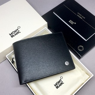 กระเป๋าสตางค์ Montblanc Westside Black Leather Wallet 6CC 38036