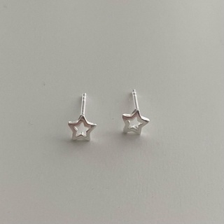 star.earrings_ต่างหูดาวsilver925